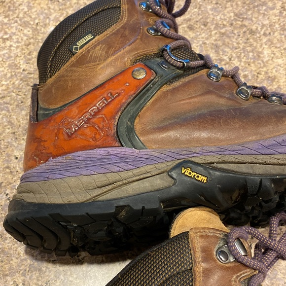 Merrell Gore Tex Crestbound Women’s Leather Hiking Boots 11 - Picture 13 of 17